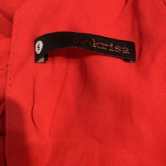 Krisa Smocked Waist Halter Mini Dress Size S Affair - Picture 6 of 7